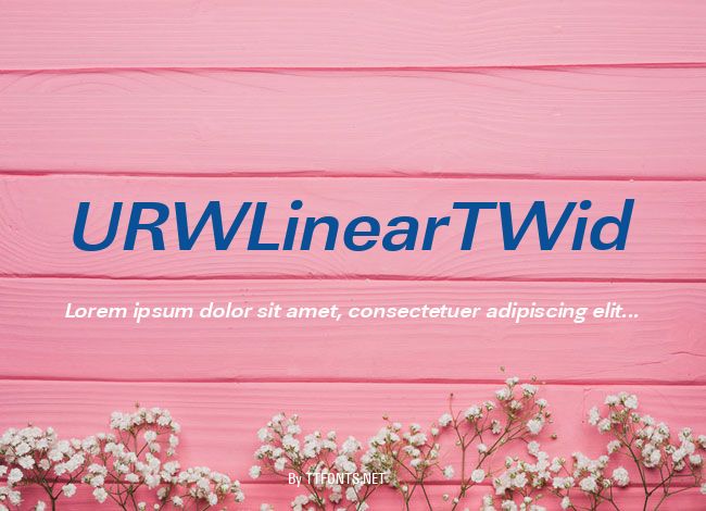 URWLinearTWid example