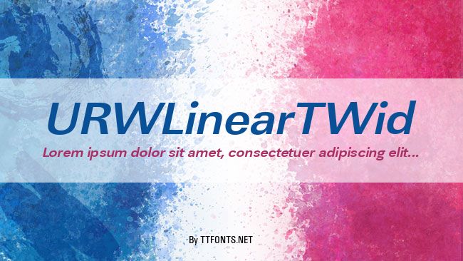 URWLinearTWid example