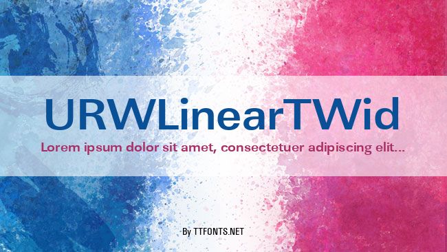 URWLinearTWid example
