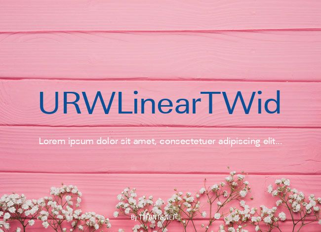 URWLinearTWid example