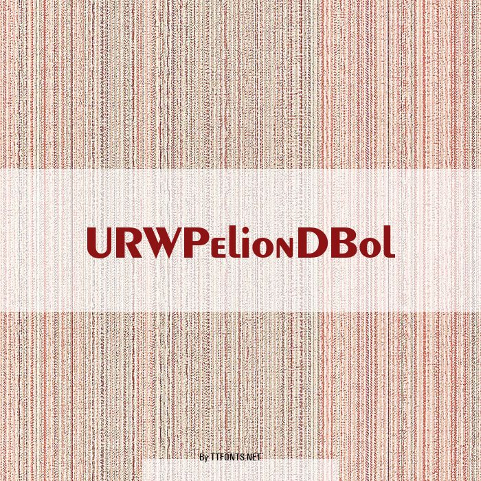 URWPelionDBol example