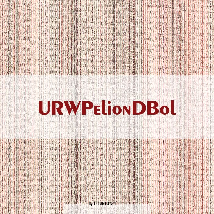 URWPelionDBol example