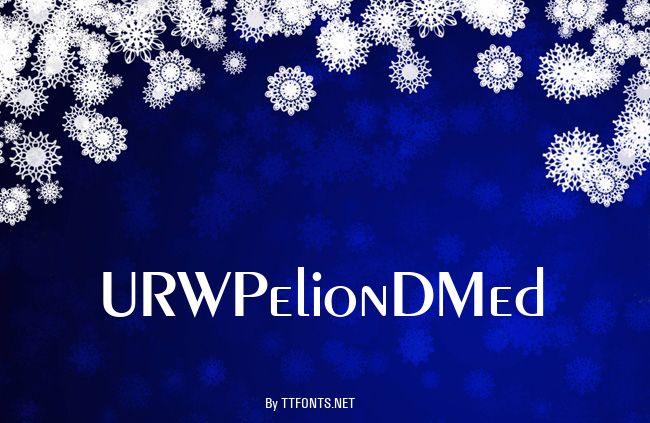 URWPelionDMed example