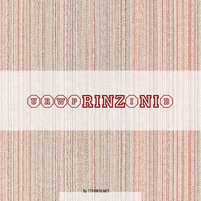 URWPrinzIniD example