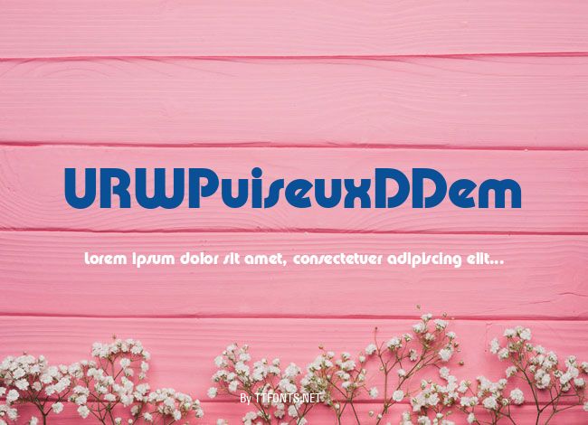 URWPuiseuxDDem example