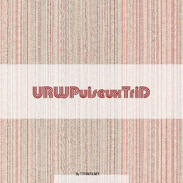 URWPuiseuxTriD example