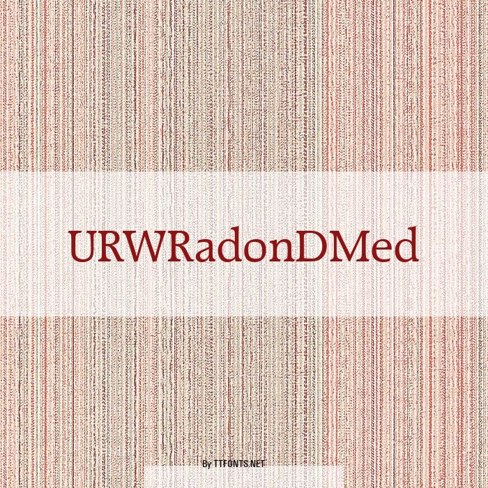 URWRadonDMed example
