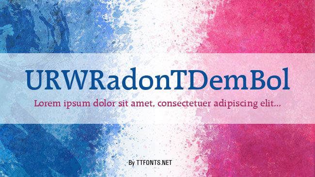 URWRadonTDemBol example