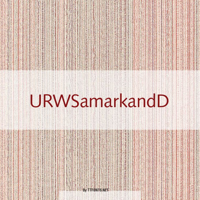 URWSamarkandD example
