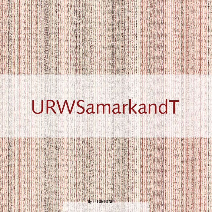 URWSamarkandT example