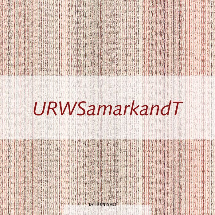 URWSamarkandT example