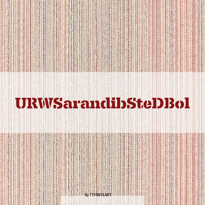 URWSarandibSteDBol example