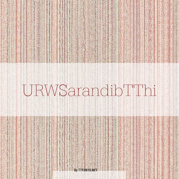 URWSarandibTThi example