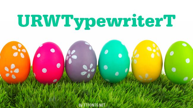 URWTypewriterT example