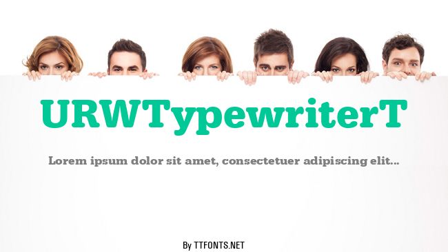 URWTypewriterT example