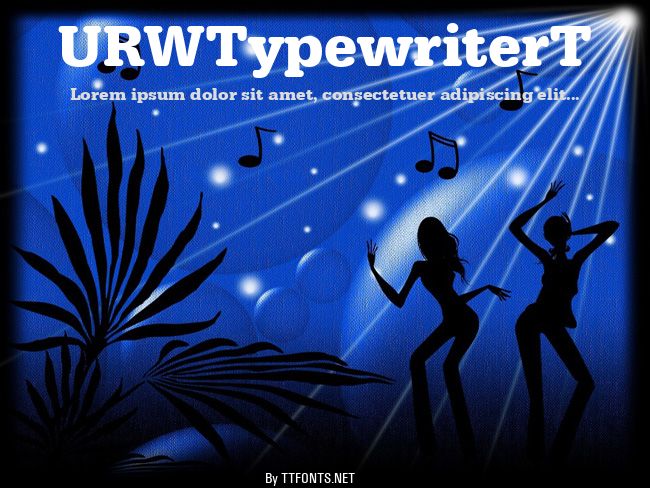 URWTypewriterT example