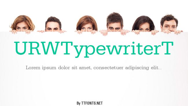 URWTypewriterT example