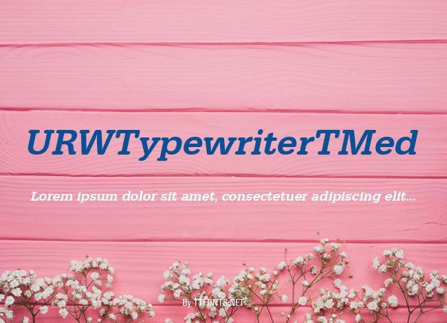 URWTypewriterTMed example