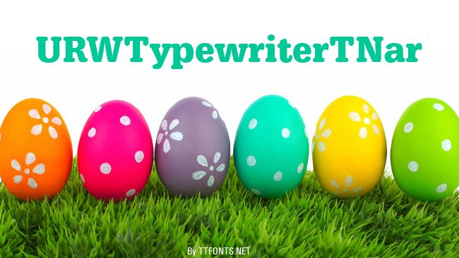 URWTypewriterTNar example