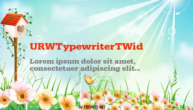URWTypewriterTWid example