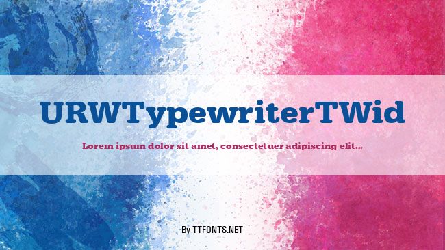 URWTypewriterTWid example