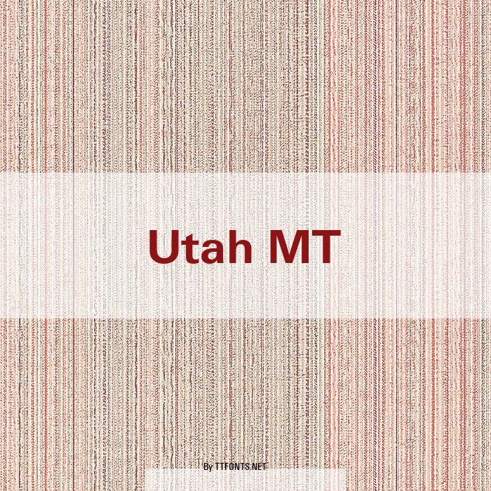 Utah MT example