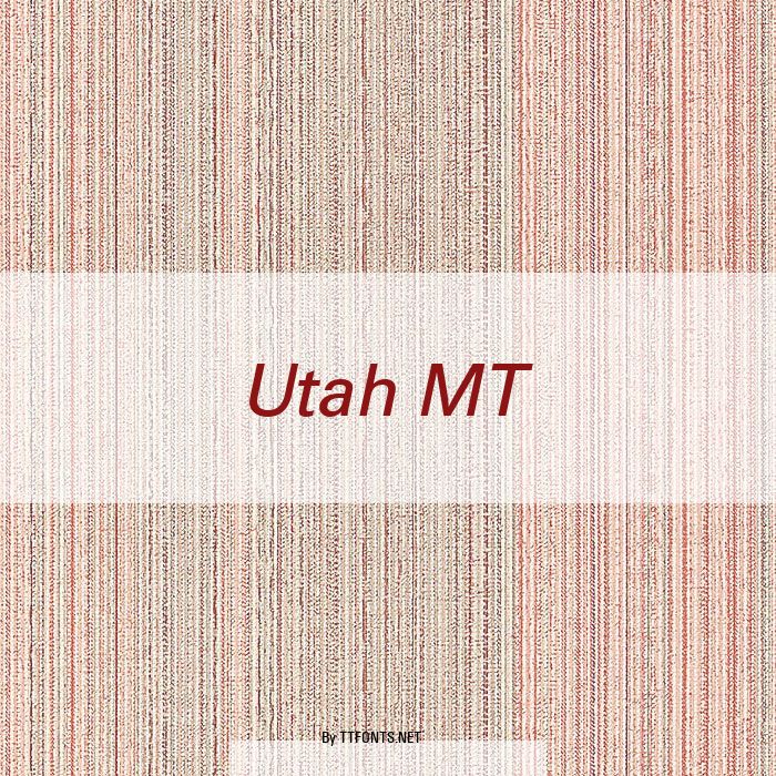Utah MT example