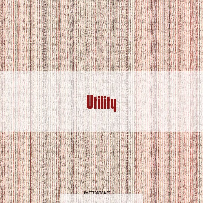 Utility example