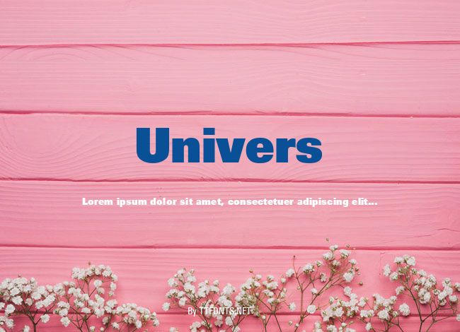 Univers example