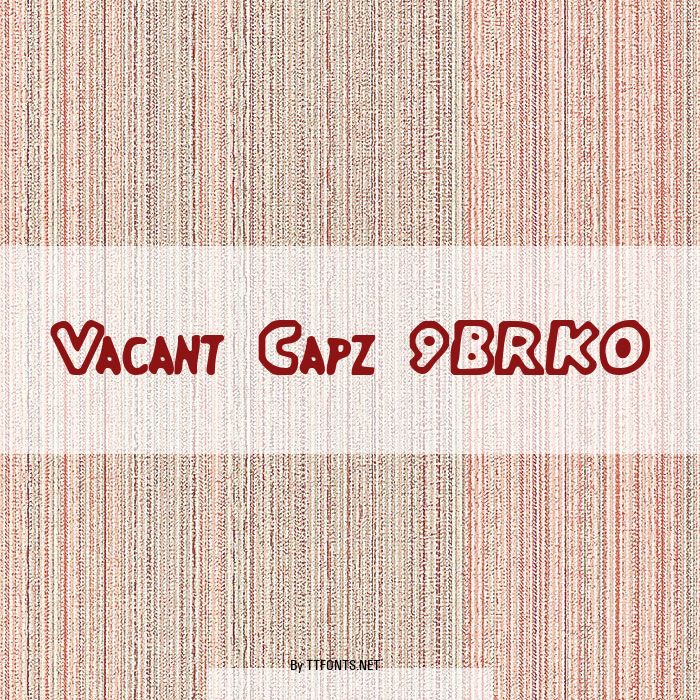 Vacant Capz (BRK) example