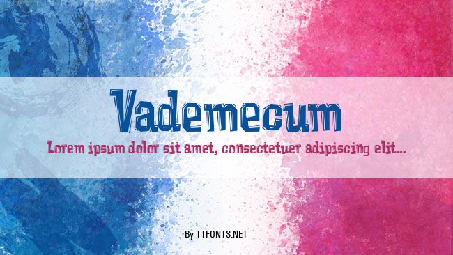 Vademecum example