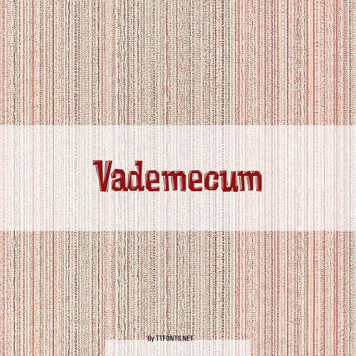 Vademecum example