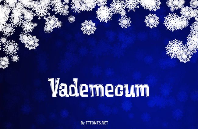 Vademecum example