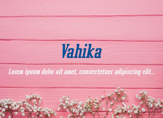 Vahika example