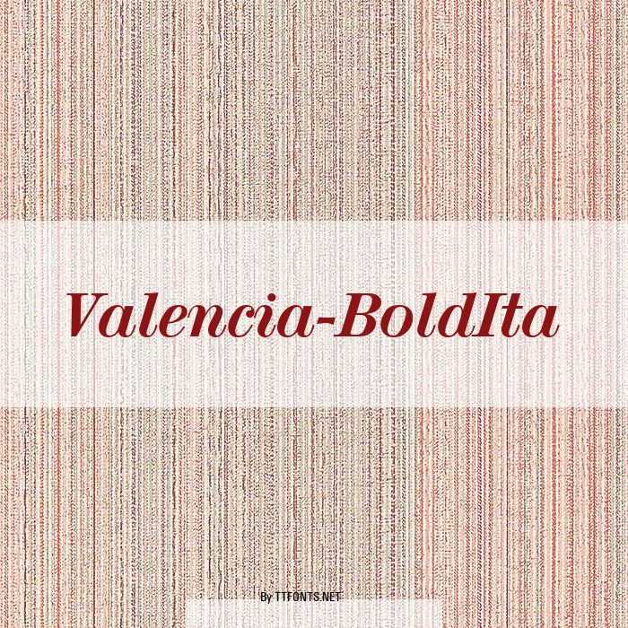 Valencia-BoldIta example