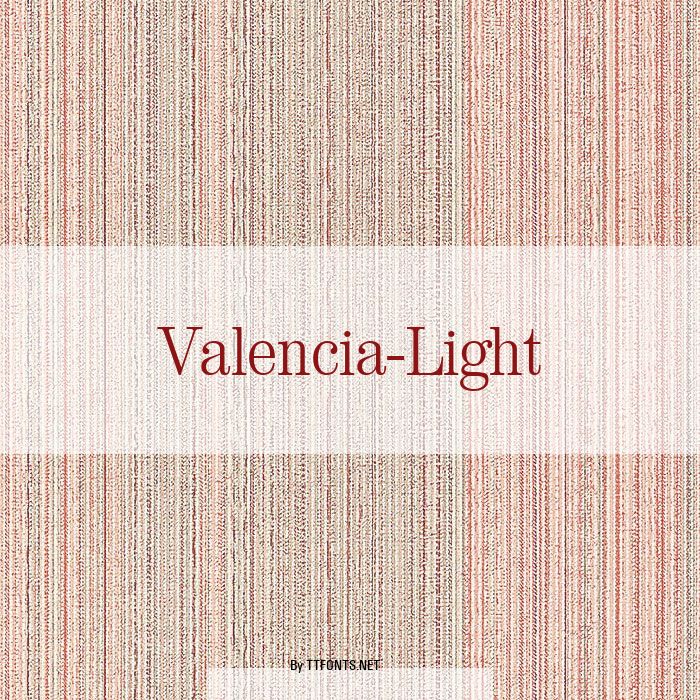 Valencia-Light example