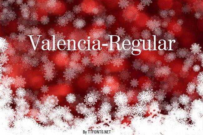 Valencia-Regular example