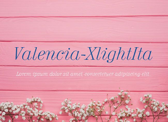 Valencia-XlightIta example