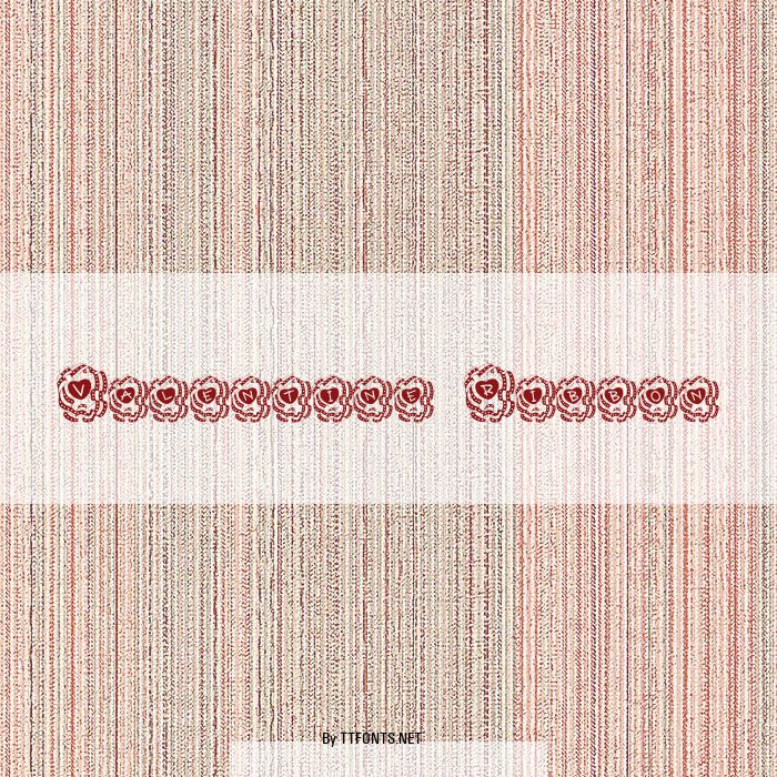 Valentine Ribbon example