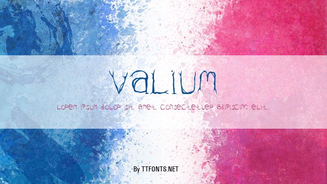 Valium example