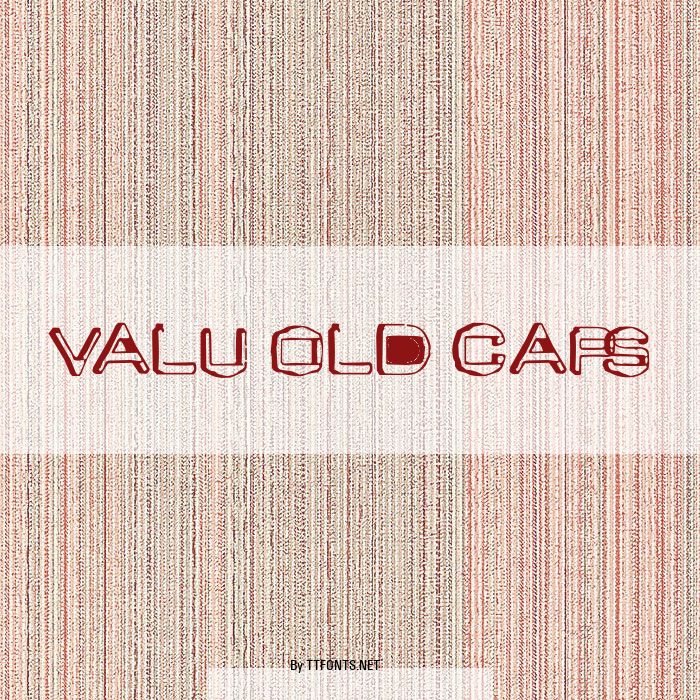 Valu Old Caps example