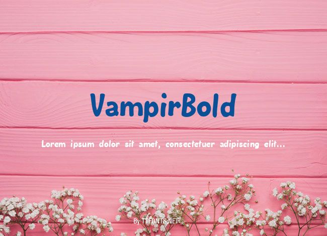 VampirBold example
