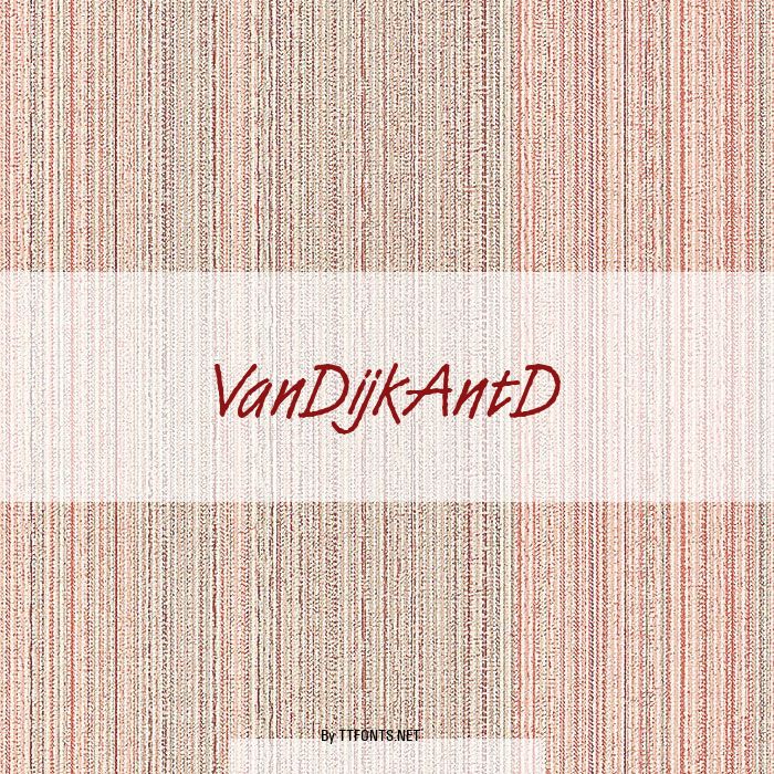 VanDijkAntD example