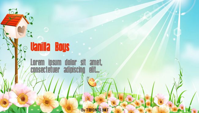 Vanilla Boys example