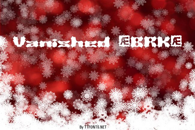 Vanished (BRK) example