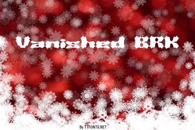 Vanished BRK example