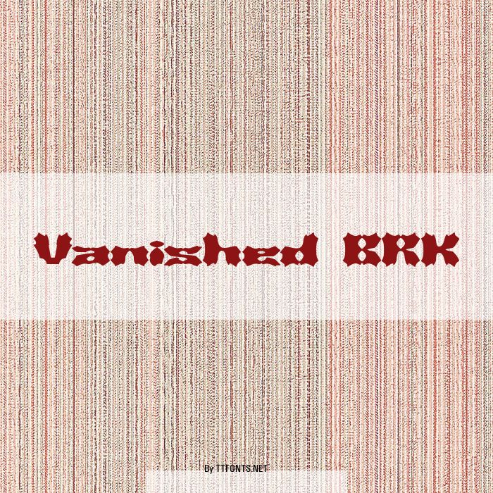 Vanished BRK example
