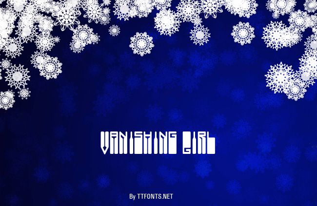 Vanishing Girl example