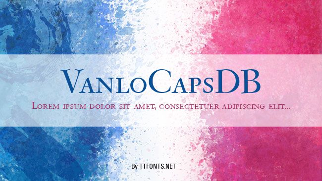 VanloCapsDB example