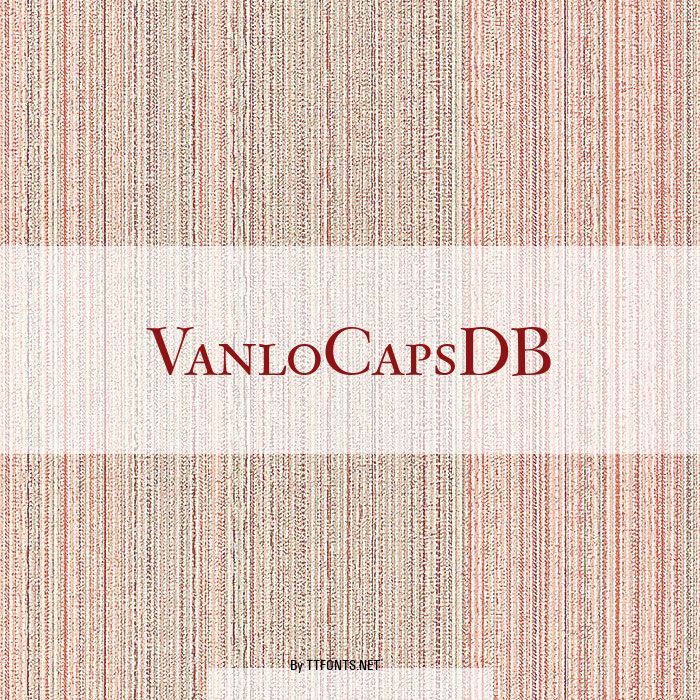 VanloCapsDB example